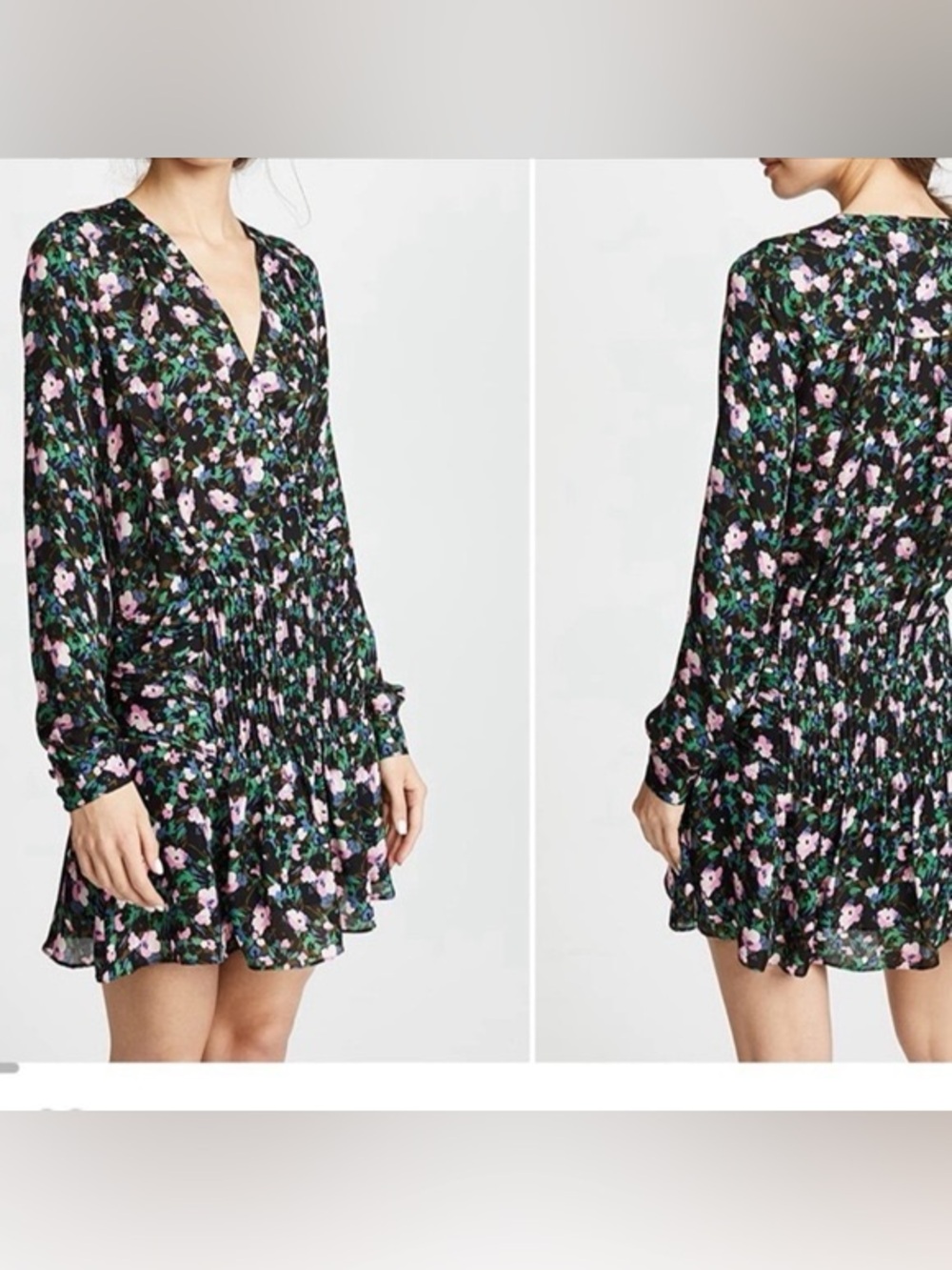 Veronica Beard Naomi Silk Floral Dress sz 4